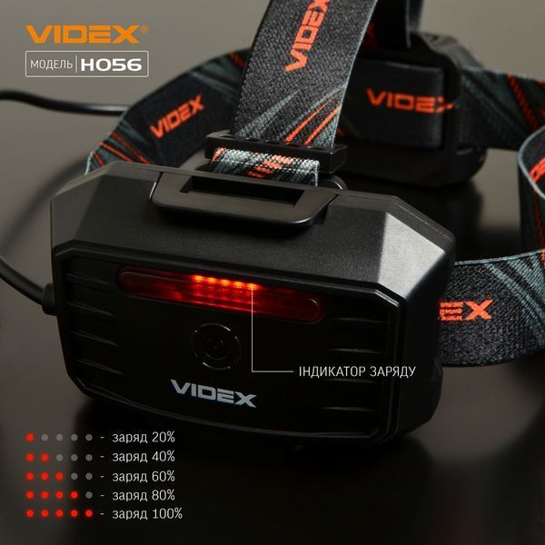 Налобний світлодіодний ліхтарик VIDEX VLF-H056 1400Lm 6500K 000057216 фото