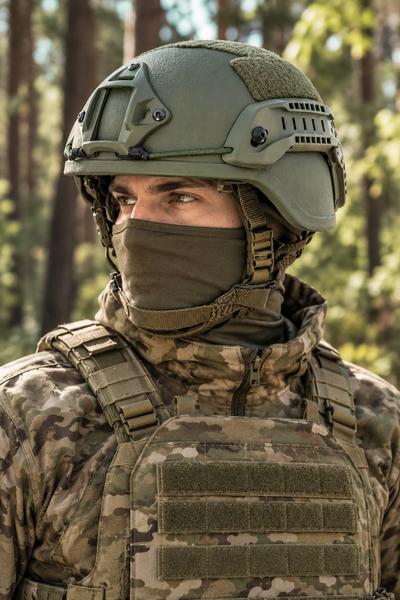 Балістичний шолом MICH 2000 Helmet PE Nij IIIA хакі р. L 000062453 фото