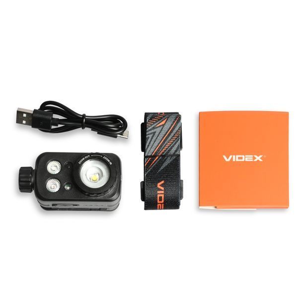 Налобный светодиодный фонарик VIDEX VLF-H046Z 500Lm 5000K 000057989 фото