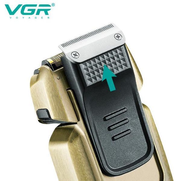 Электробритва VGR V-337 шейвер двойное лезвие 2 насадки триммер LED display 000048308 фото