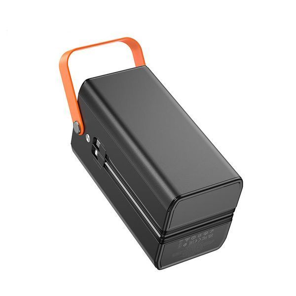 Power Bank Hoco DB49 100.000 mAh 4USB Type-C Lightning 22.5W/3A PD/QC чорний 000054051 фото