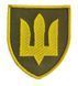 Шеврон щиток Tactic4Profi вишивка Тризуб ЗСУ, сухопутні війська 000007872 фото 1